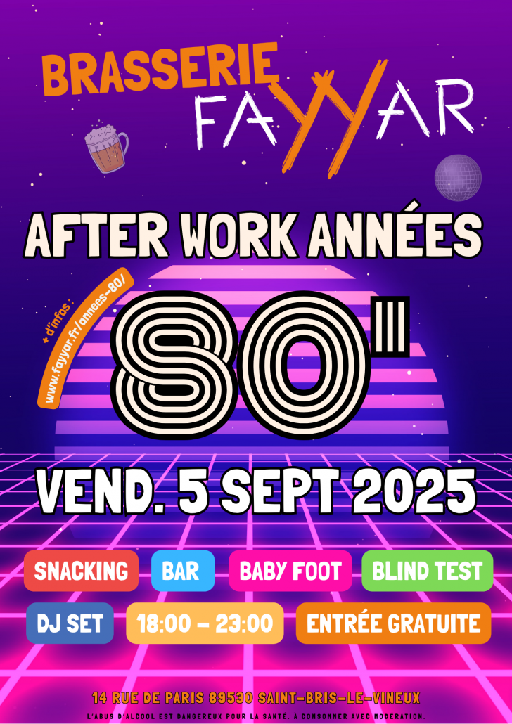 Soirée années 80 Fayyar